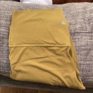 Lululemon align 28” size 8 mustard